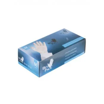 بيس باك قفازات مصنوعة من الفينيل شفاف Medium